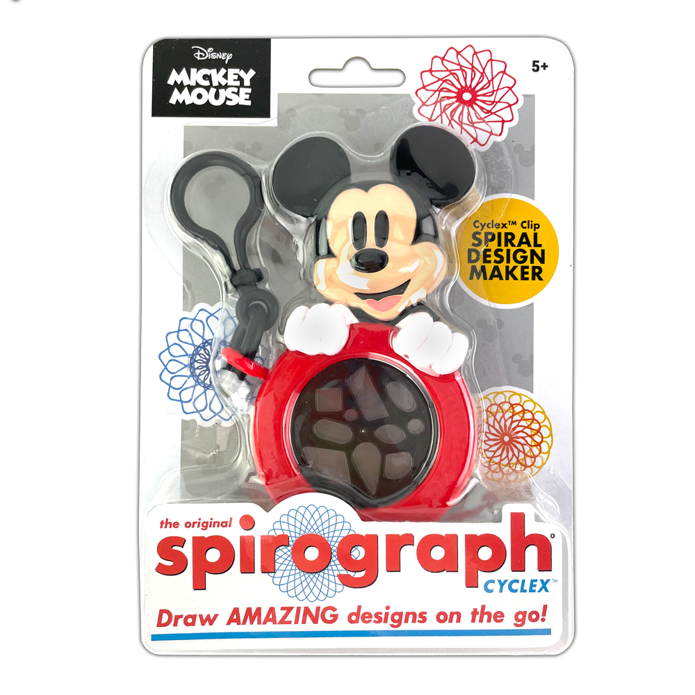 Mickey Spirograph Cyclex Clip