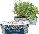 Hammered Holiday Herb Windowsill Rosemary and Sage