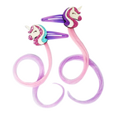 Unicorn Hair Clips w/ Hair Extension