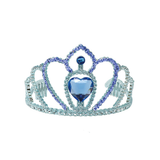 Princess Sapphire Crown w/ Heart Gemstone & Glit