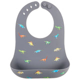 Dino Silicone Bib