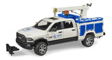 RAM Service Truck W Crane + Rotating Beacon Light