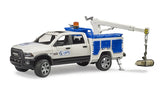 RAM Service Truck W Crane + Rotating Beacon Light