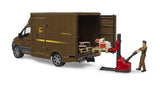 Sprinter UPS Truck With Manually Operated Pallter Jack