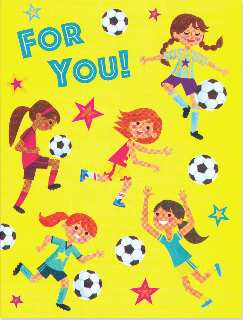 Girl Sports Enclosure Card