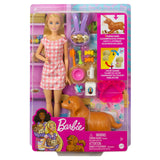 BRB Blonde Pups Newborn and Mom Playset