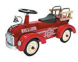 Metal Speedster Fire Truck