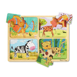 Animal Patterns Wooden Puzzle