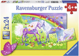 Rainbow Horses 2 x 24 pc Puzzles